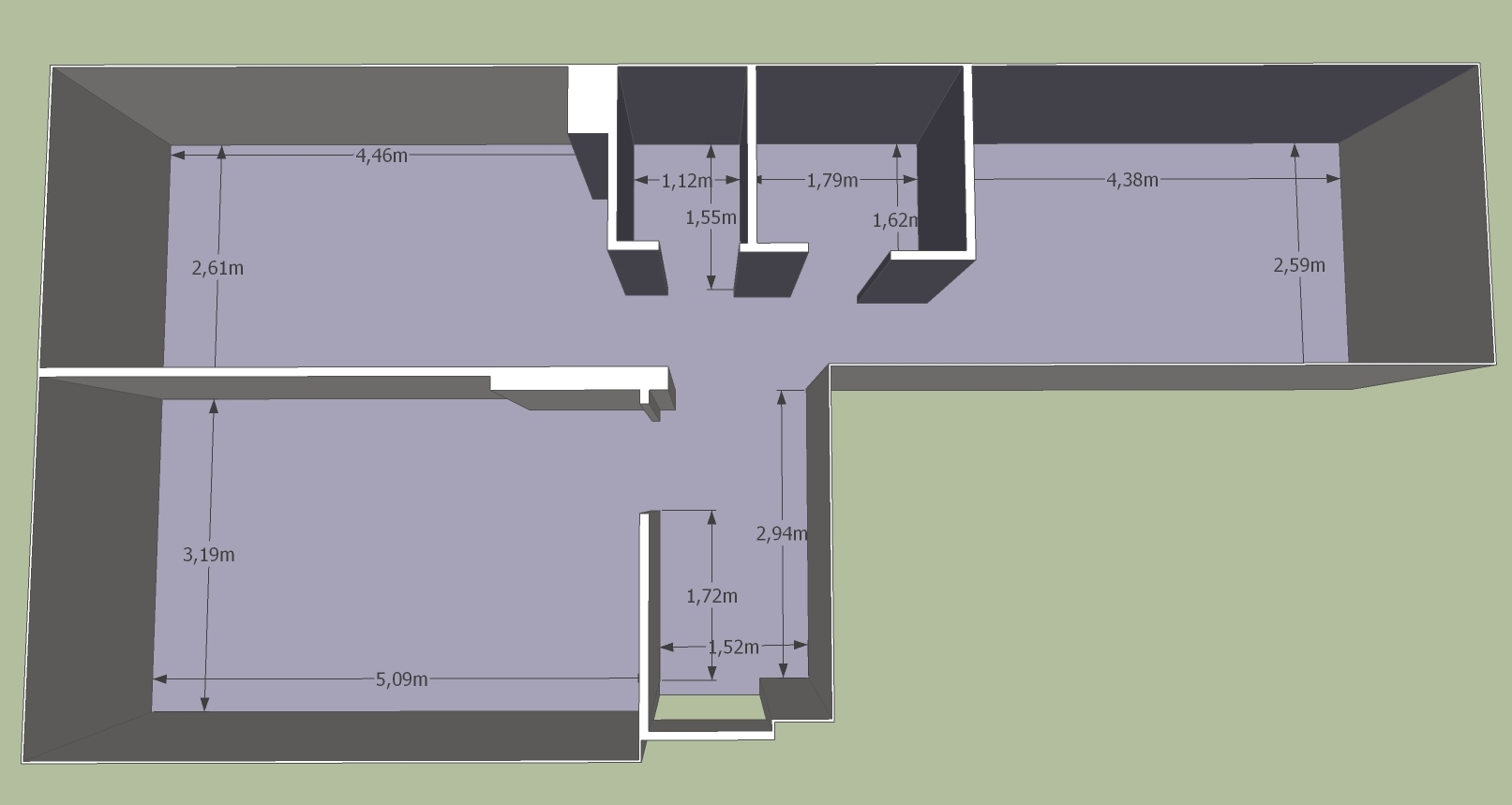 построение модели объекта